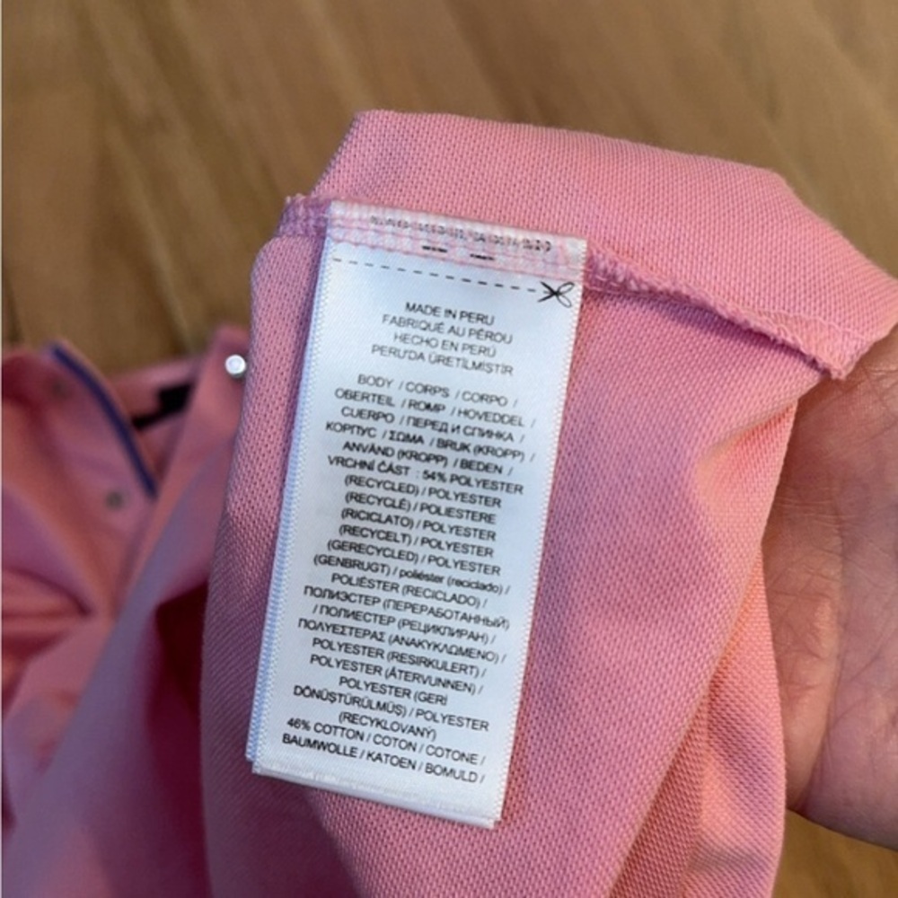 RLX Polo Golf Tour Pique VAL Pink‎ Short Sleeve Women's Golf Shirt Small - Picture 9 of 11